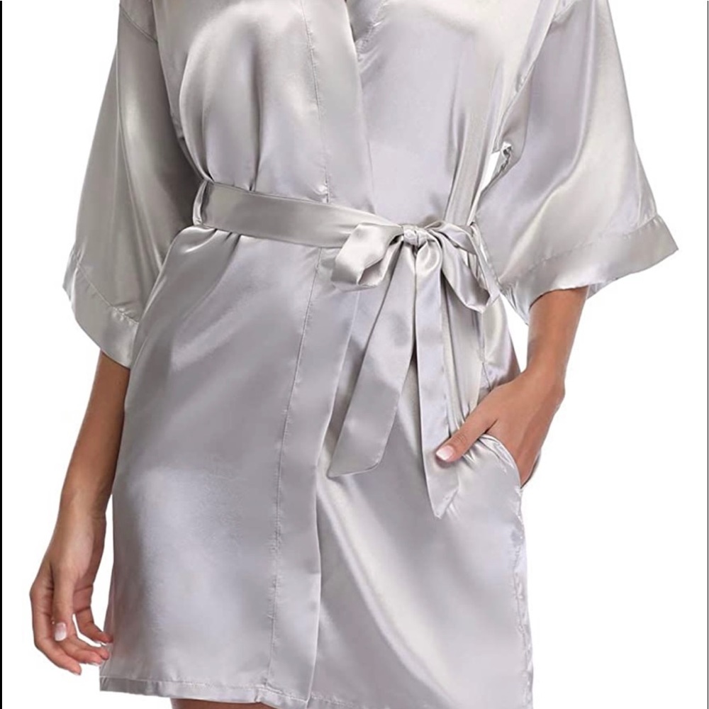 Bride/Bridesmaids/Wedding Short Kimono Robe